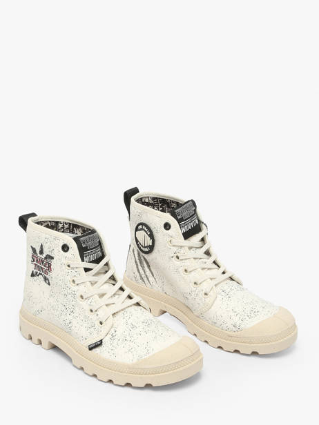 Enkellaarsjes Palladium Wit women 74497180 ander zicht 2